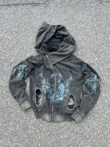 red vision hoodie